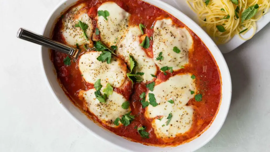 Baked Italian Chicken with Mozzarella