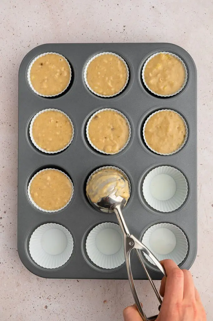 Muffin Tin Full of Batter