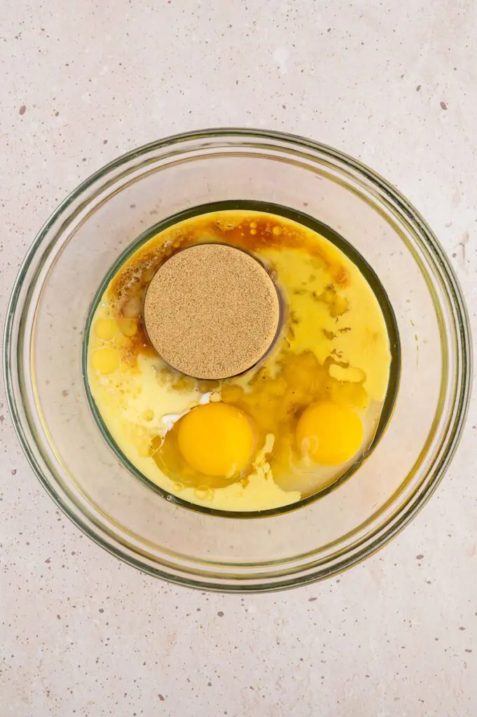 Mixing Bowl of Baking Ingredients