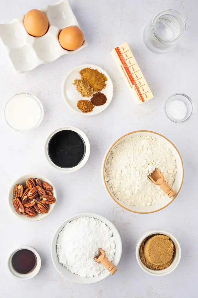 Ingredients for Gingerbread Loaf