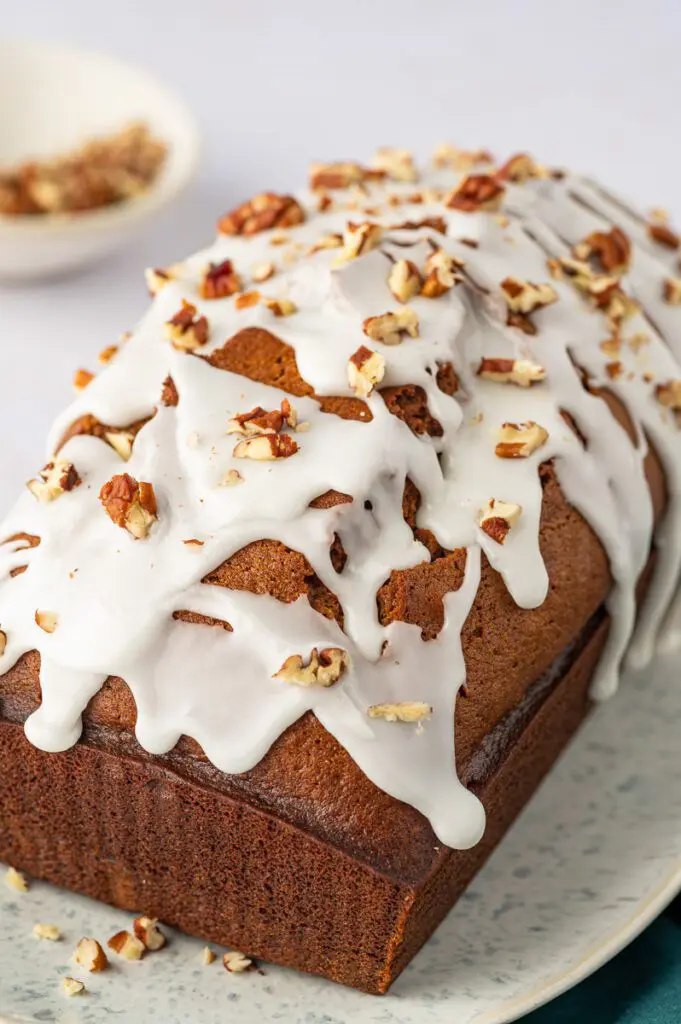 Iced Loaf of Holiday Bread