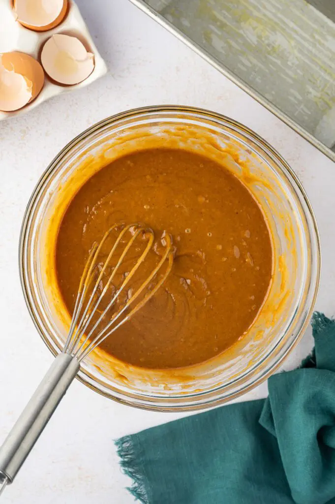 Wet Gingerbread Batter