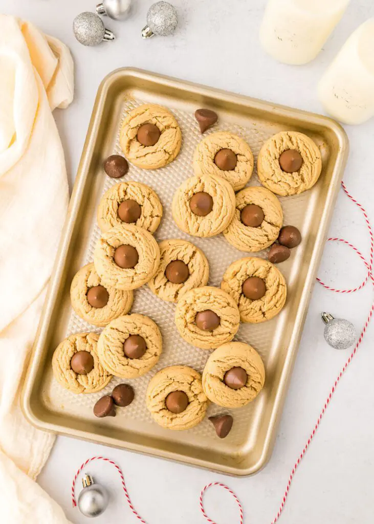 Baked Peanut Butter Blossoms