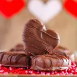 Chocolate Peanut Butter Hearts