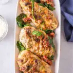Serving platter of Tuscan Chicken