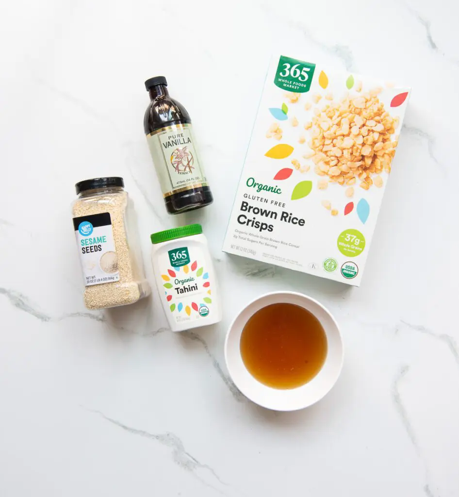 Ingredients for Rice Krispie Treats