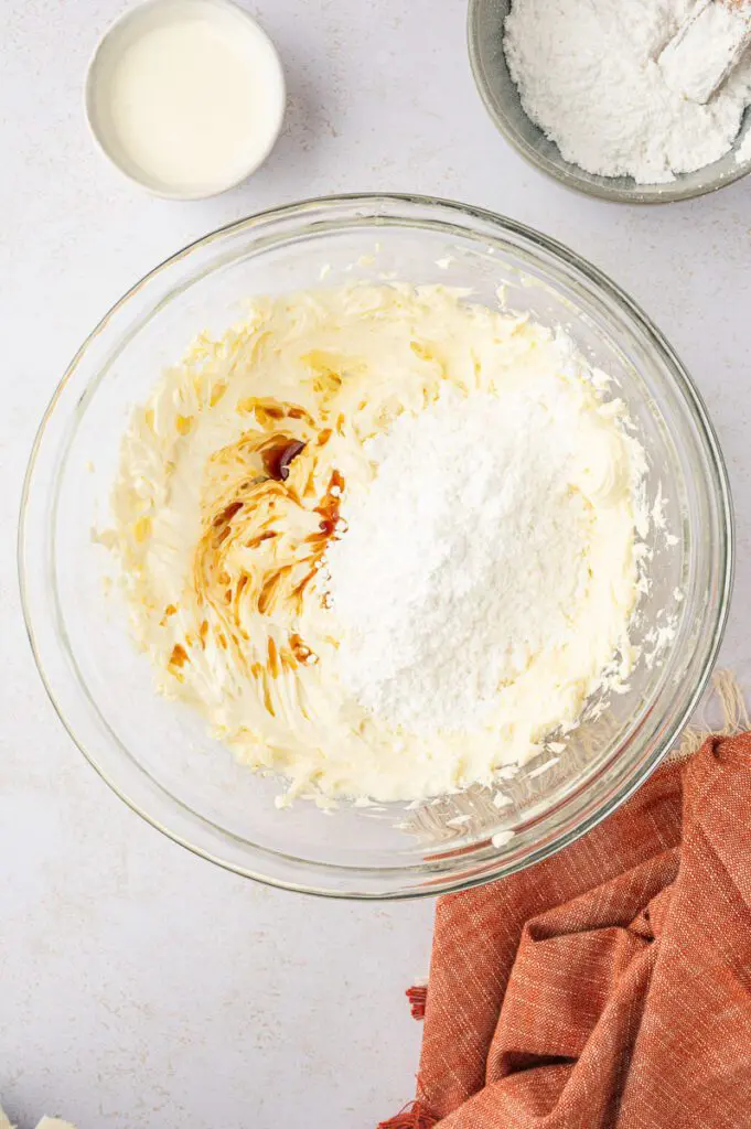 Blend Buttercream Frosting for Gluten Free Carrot Cupcakes