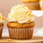 Gluten Free Carrot Cupcake.