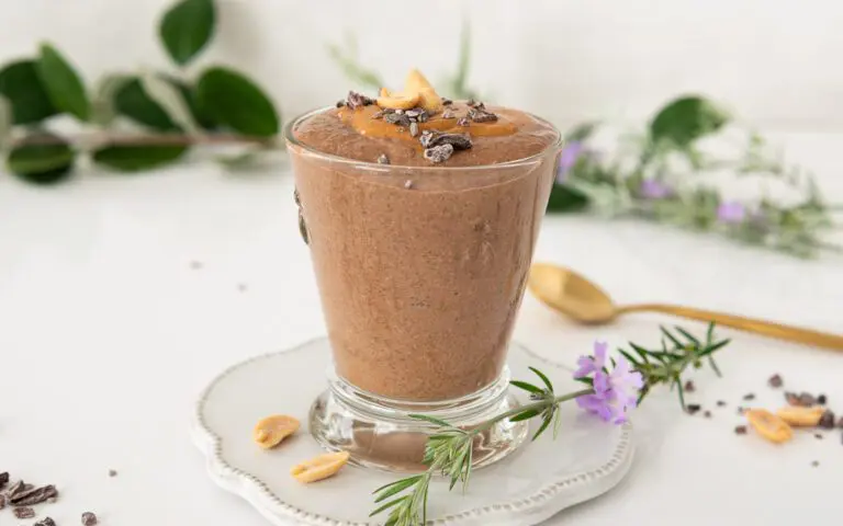 Chia Pudding in Serving glass.
