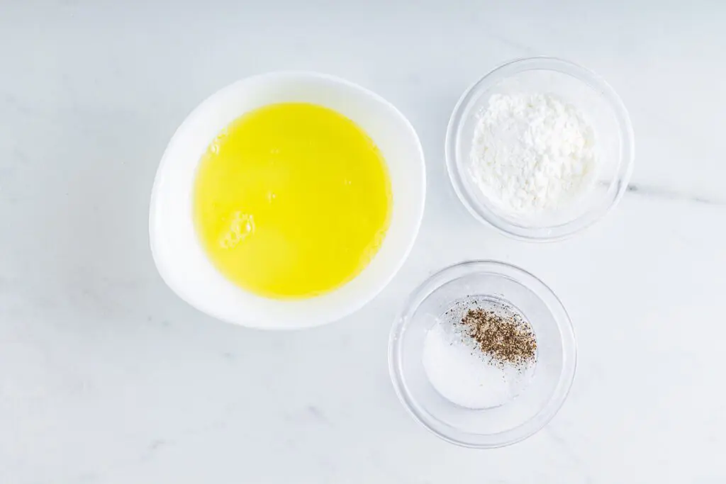 Egg Whites, Cornstarch and Salt and pepper for egg white wraps recipe