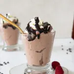 Jar of high Protein Chocolate Pudding