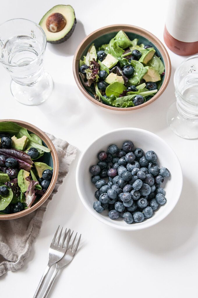 Salad and Bowls Gluten Free of Blueberry's 
