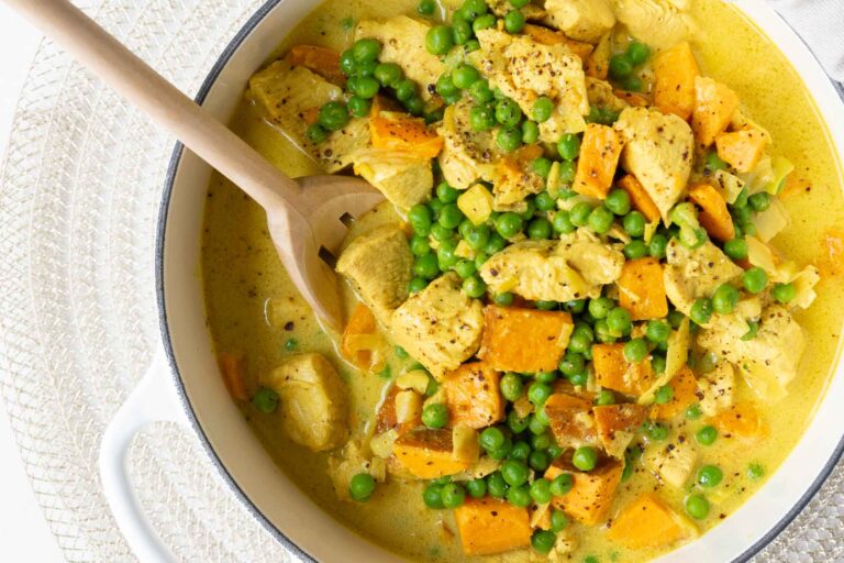 Easy BEST Chicken Sweet Potato Curry With Coconut