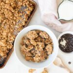 Tray and Bowl of Gluten Free Granola