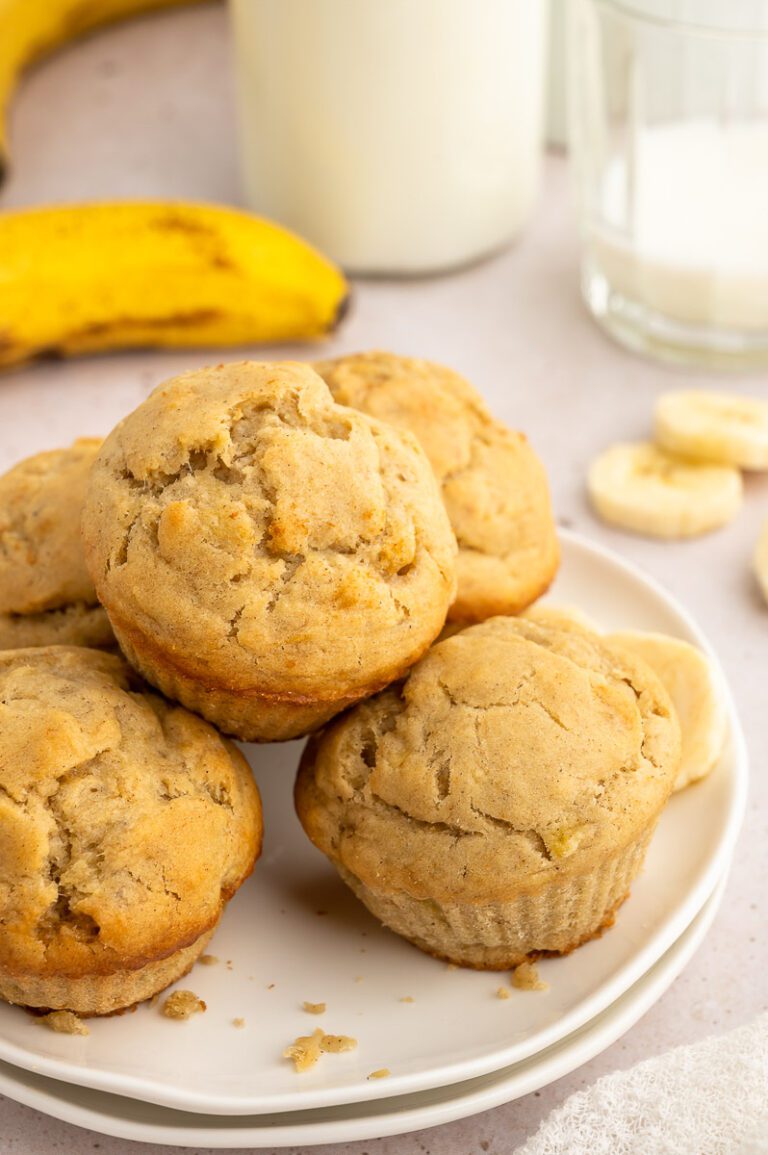 EASY Moist Perfect Gluten-Free Banana Muffins