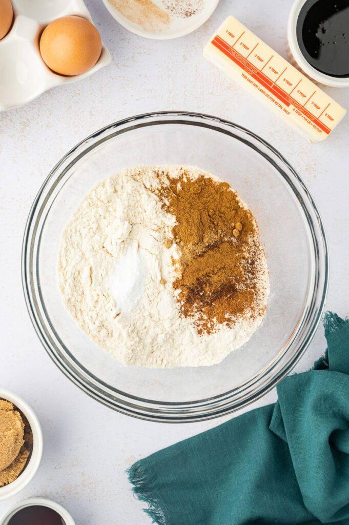 Dry Ingredients for Gingerbread Loaf