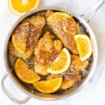 Marinated Orange Chicken in Saute Pan