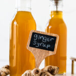 Ginger Syrup in Bottles