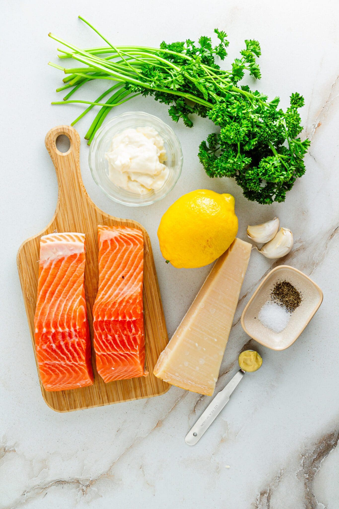 The Best Baked Salmon with Mayo and Parmesan -Easy! - Delectable Food Life