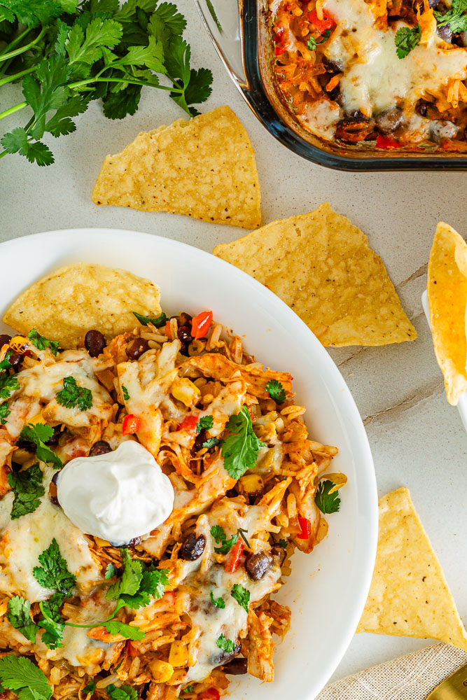 Bowl of Mexican Rice Casserole